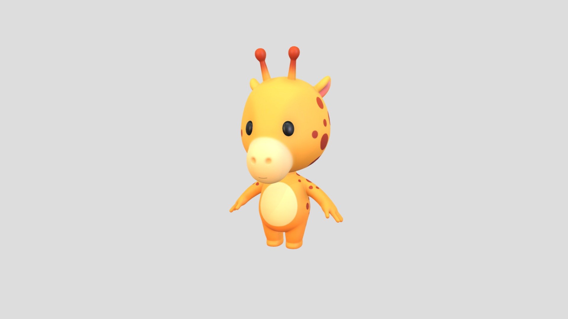 Character189 Giraffe 3d model