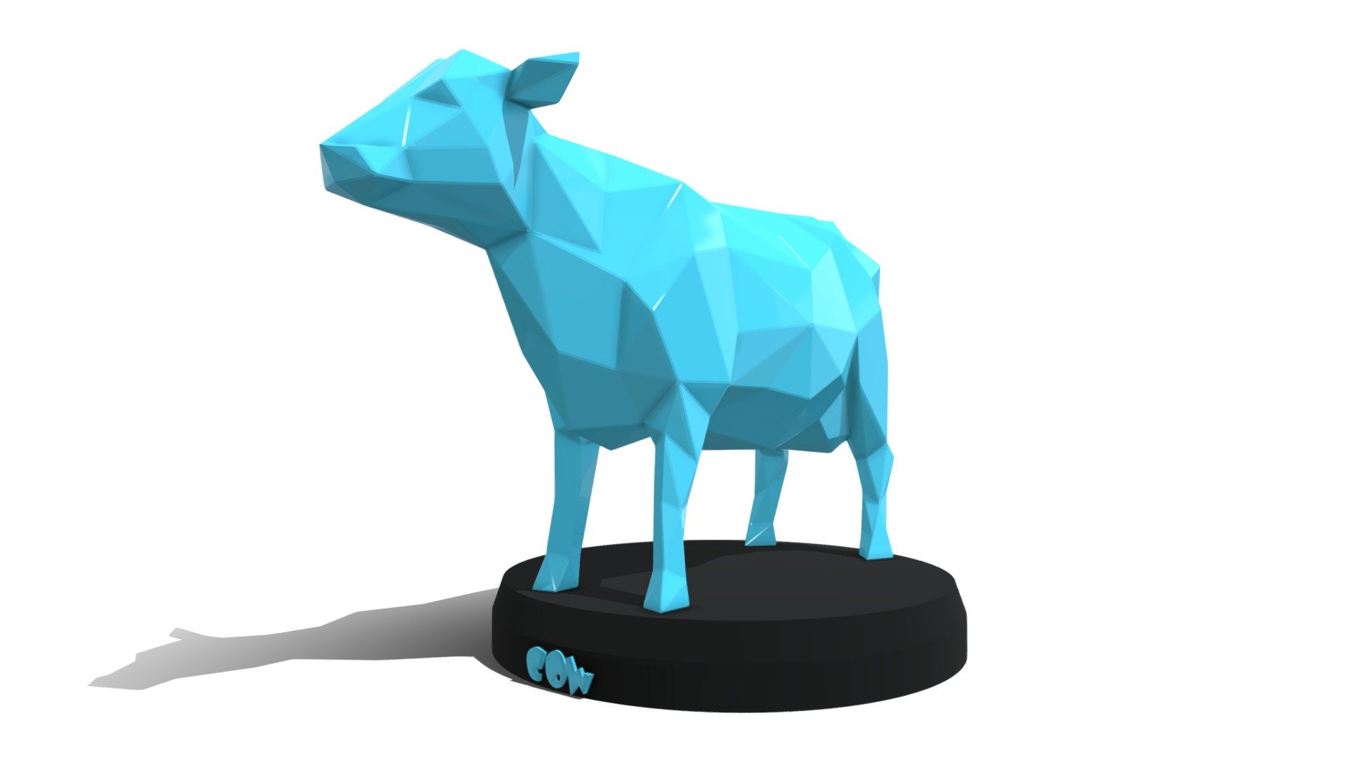 Poly Cow 3d model