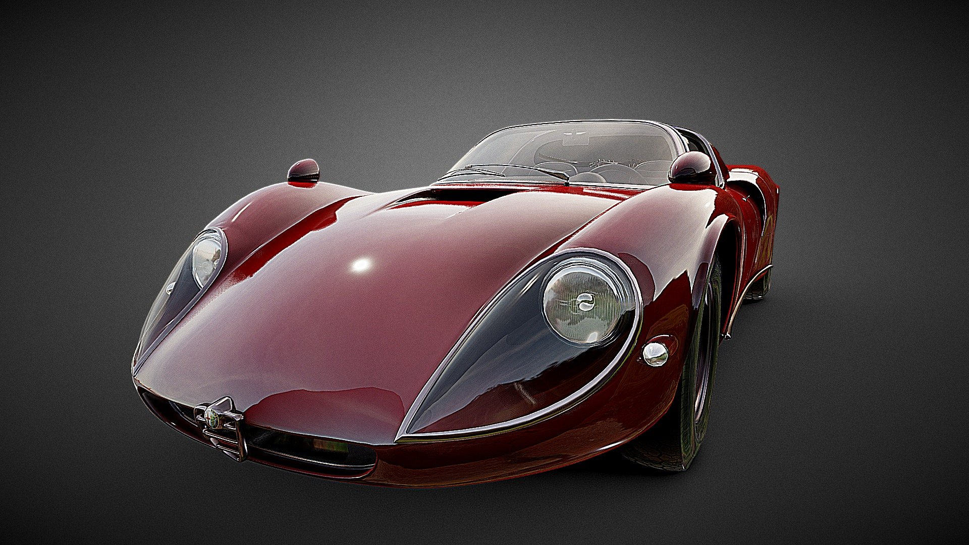 Alfa Romeo Stradale (wonderwereld Essen edition) 3d model