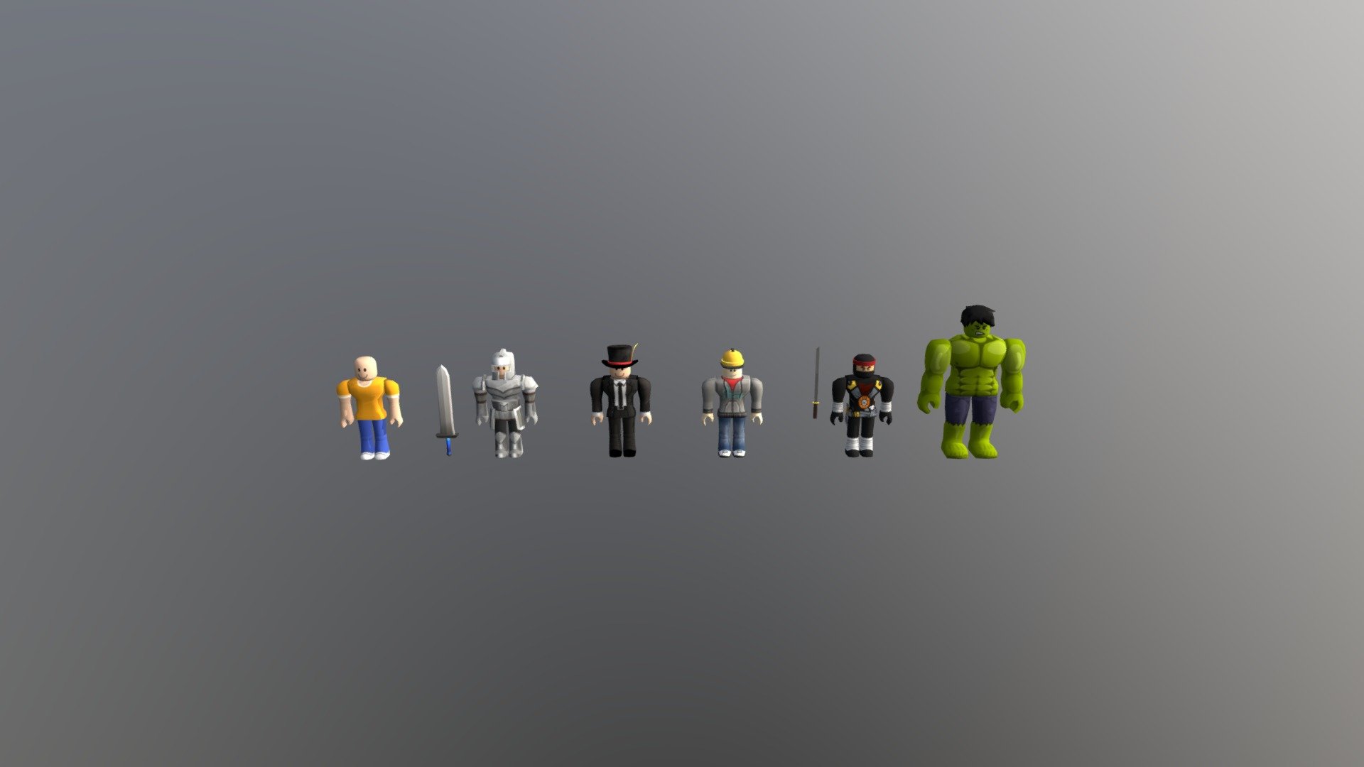 Roblox Character 3d model