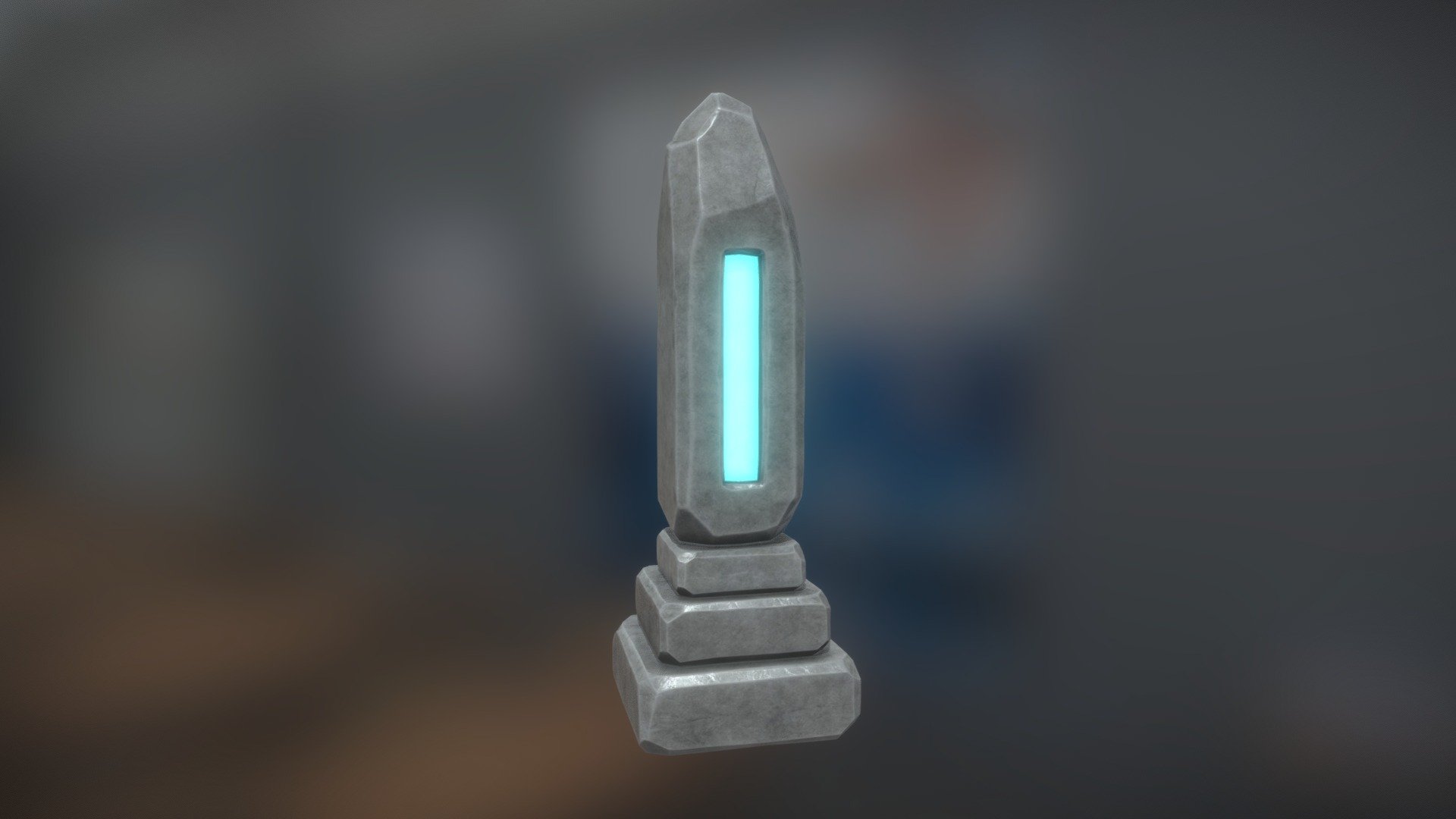 Stone Monolith 3d model