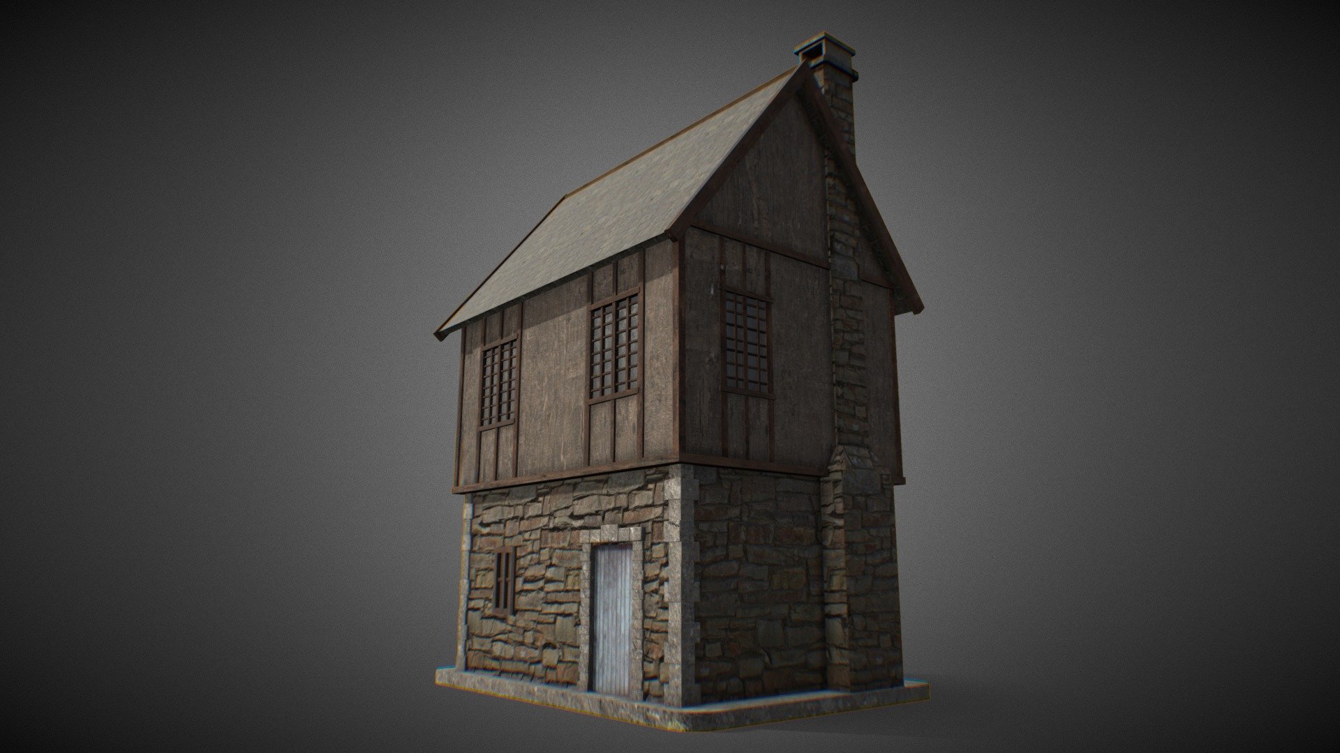 Medieval House 3d model