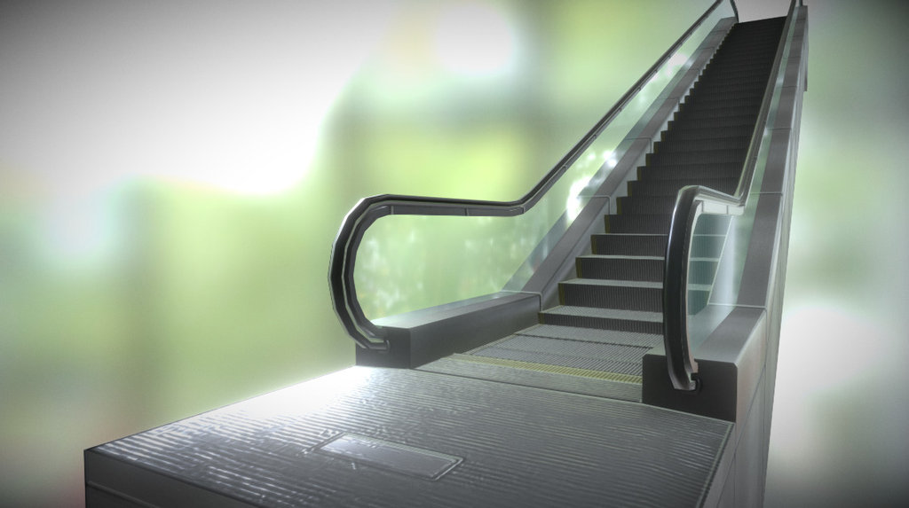 Escalator 3d model