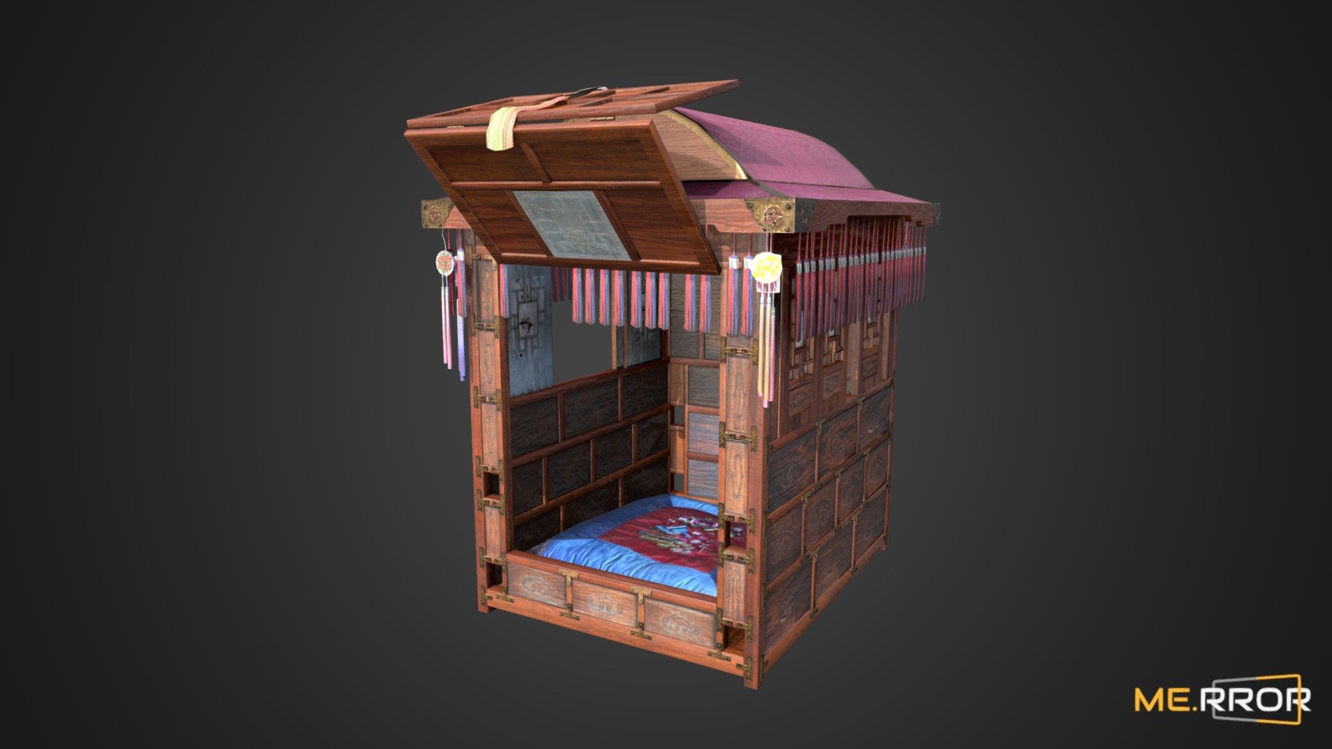 [Game-Ready] Korean Palanquin 3d model