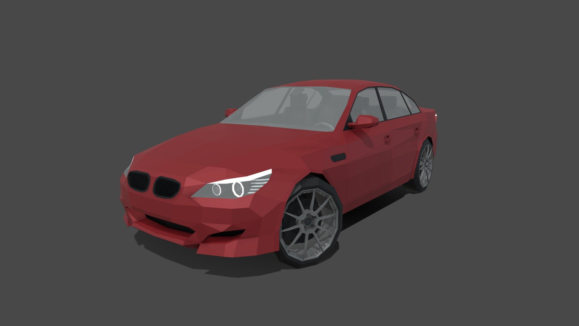 LOW POLY CAR5 3d model