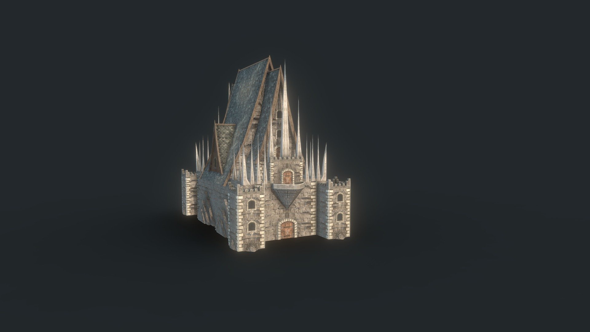 Liverton Castle 3d model