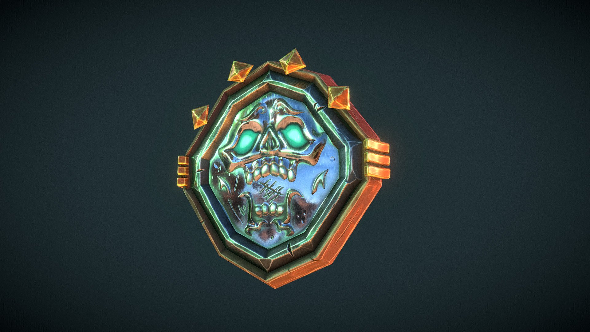 "Mirror Shield of the Well" 3d model