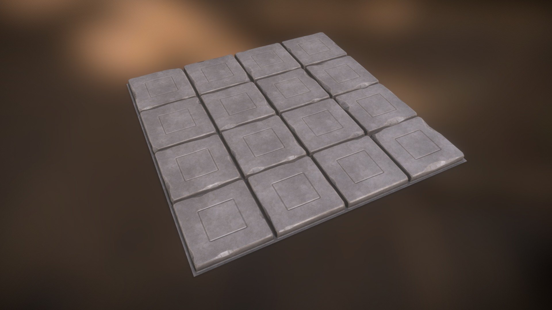 Stone Tiles 3d model