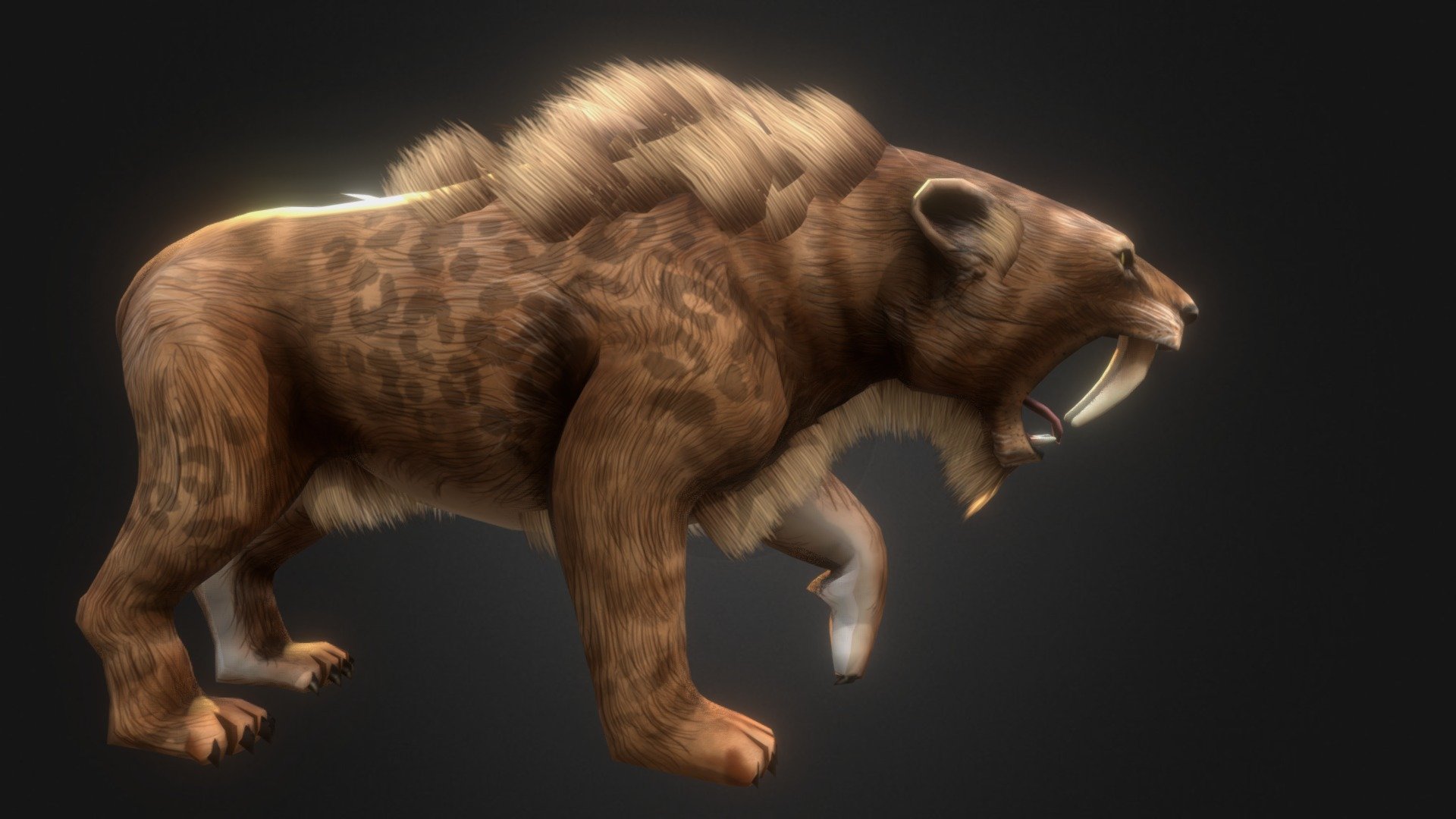 SABER TOOTH 3d model