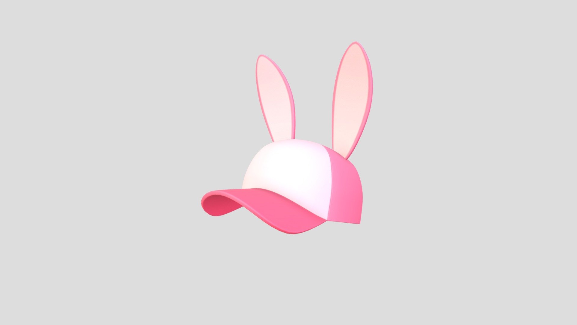 Bunny Cap 3d model