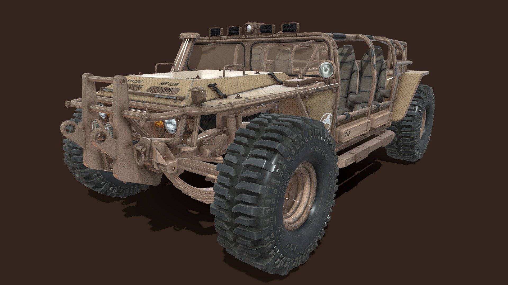 Warthog A2 3d model