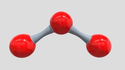 O3 Ozone Molecule