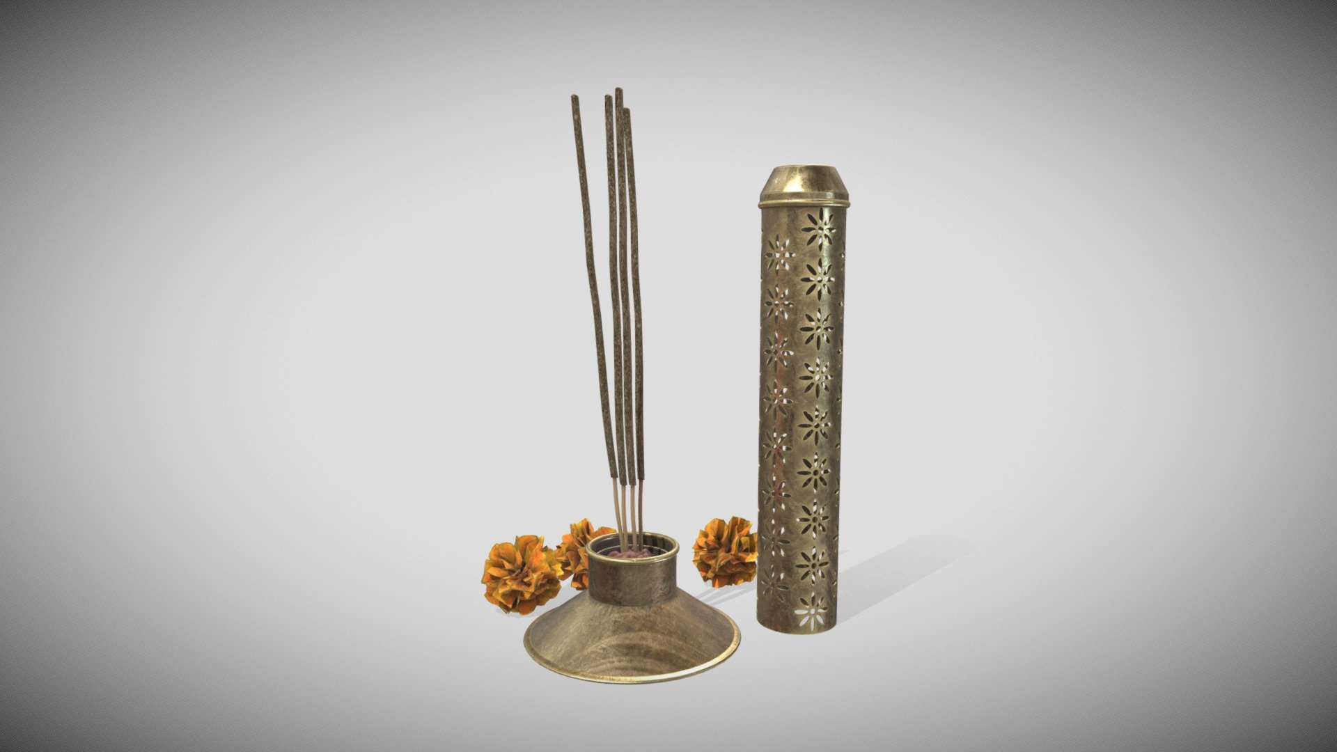 Incense Burner 3d model