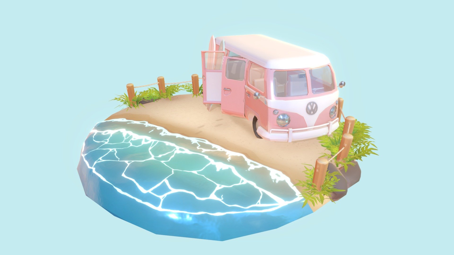 By the Sea 3d model