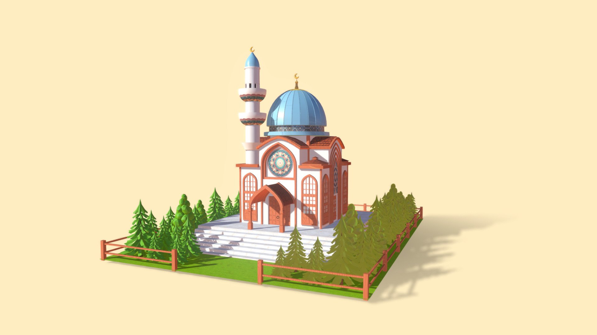 MOSQUE 3d model