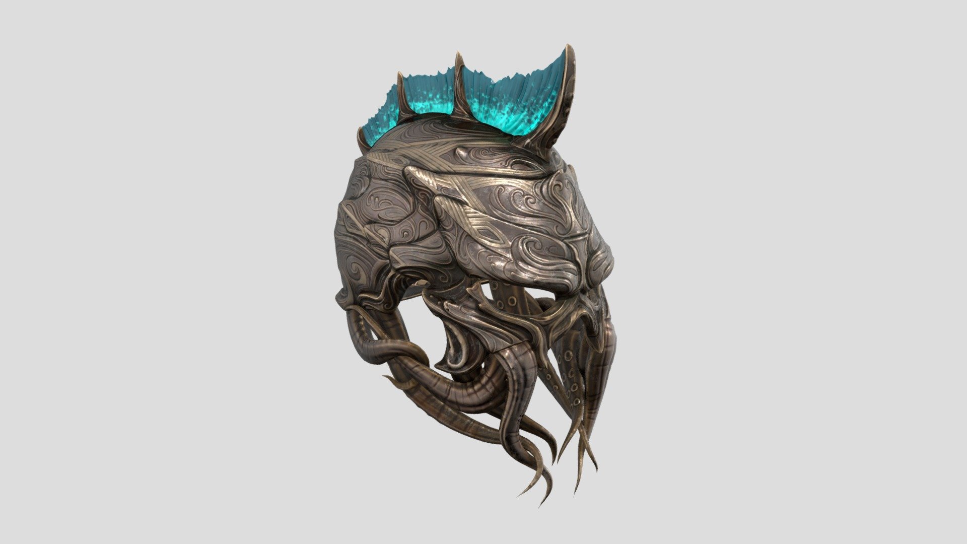 Atlantean Helmet 3d model