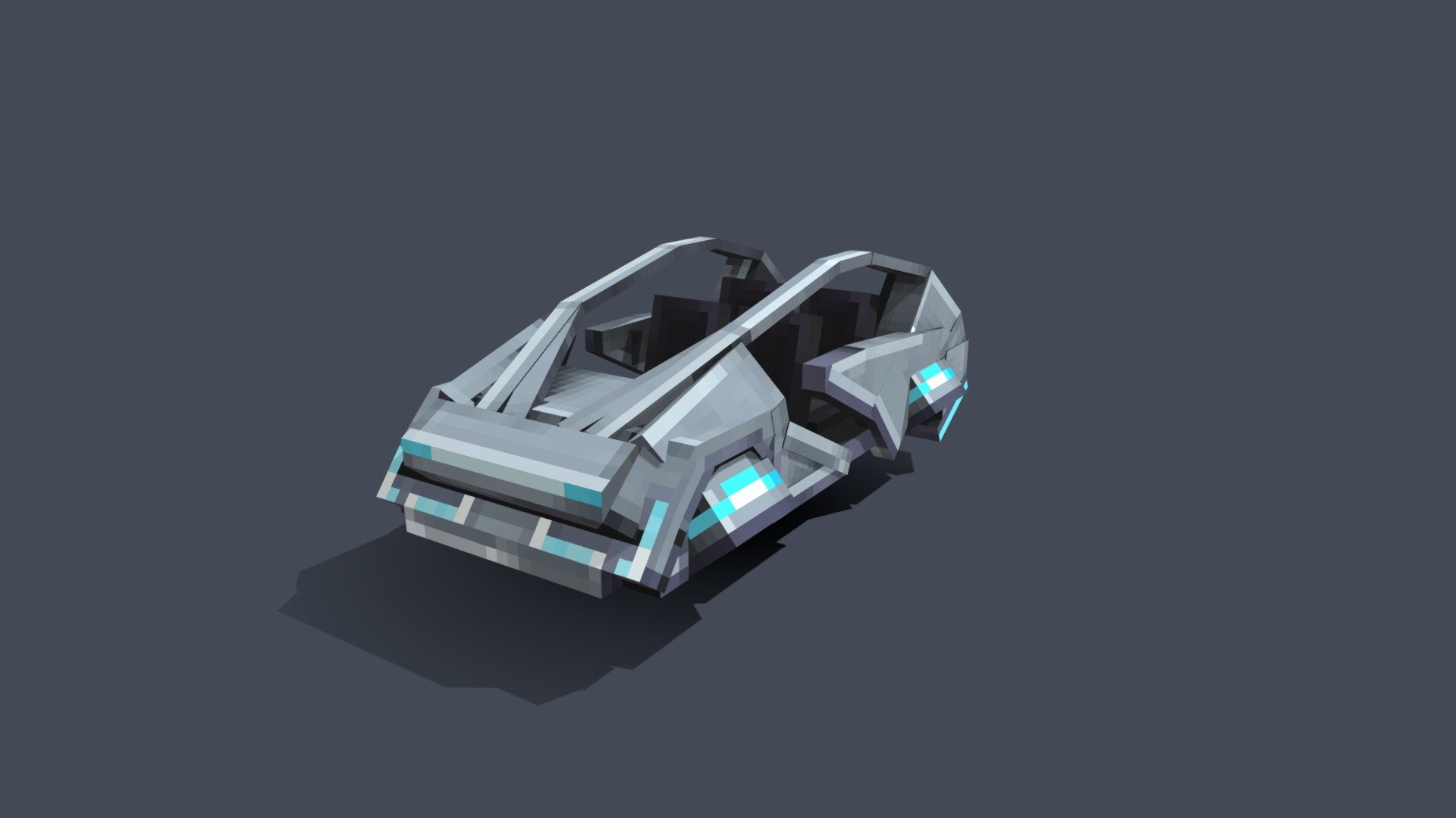 Sci fi car 3d model