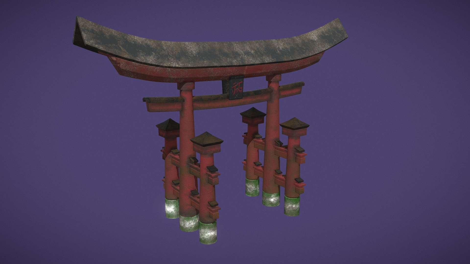 Japanese Shrine 3d model