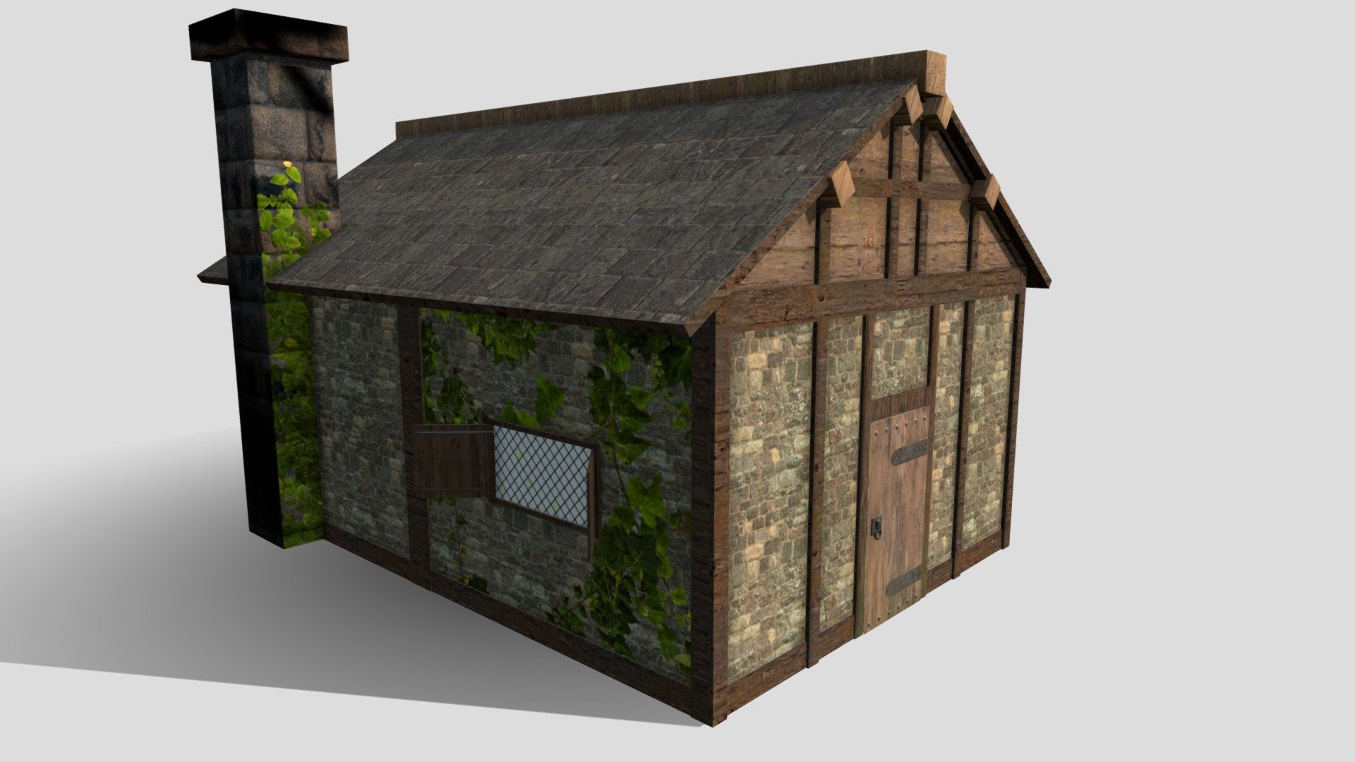 Small Medieval House 3d model