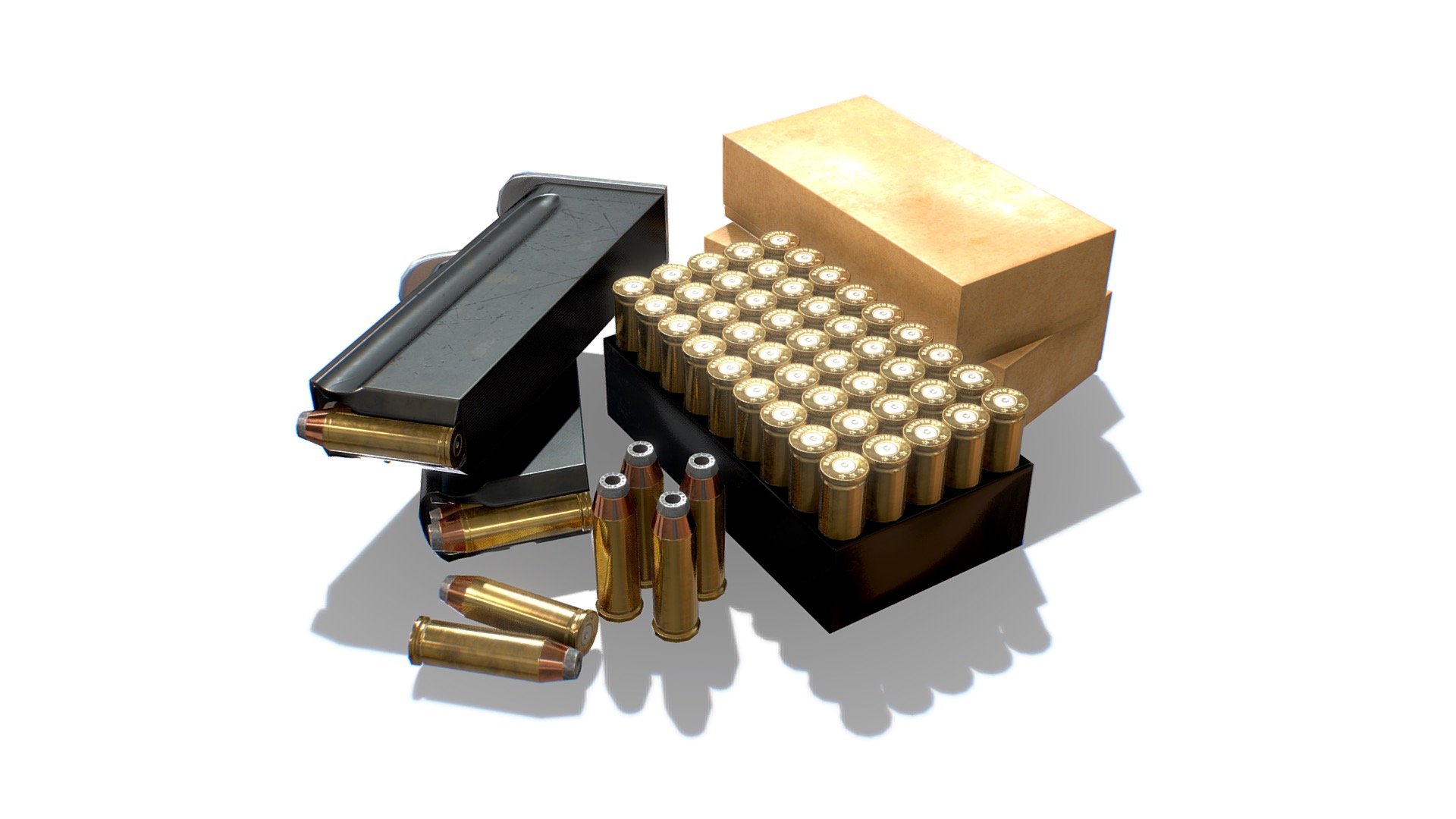 44 Magnum Ammo Pack 3d model