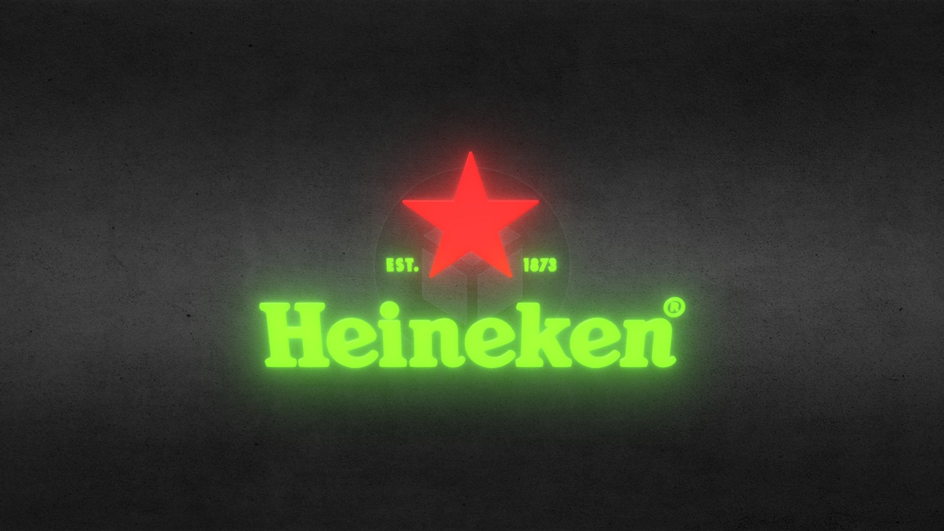 Heineken 3d model