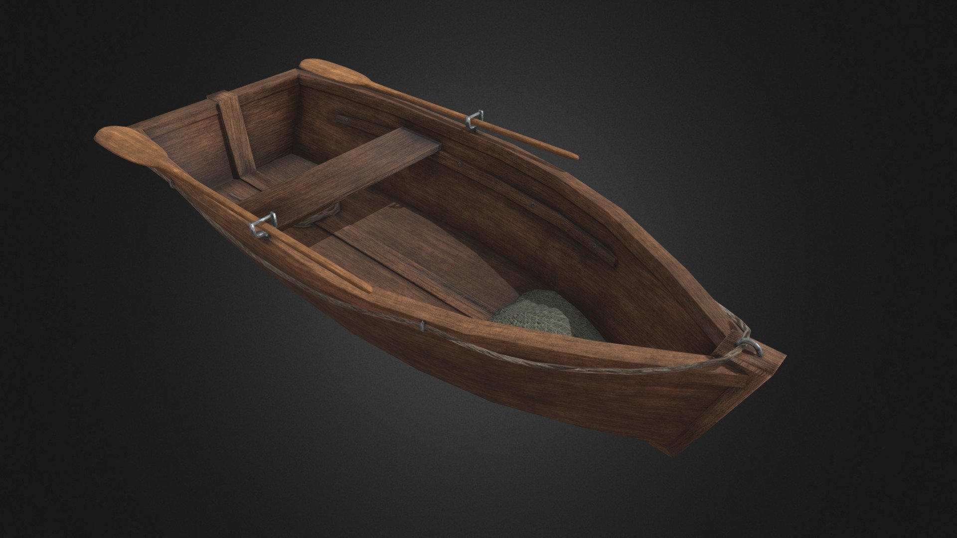 Fishing boat 3d model