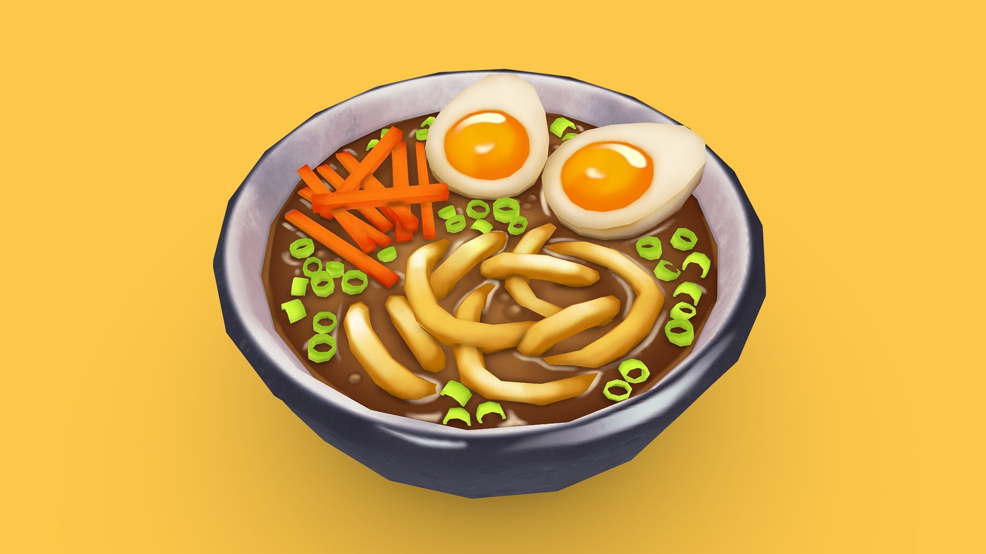 Noodles 3d model