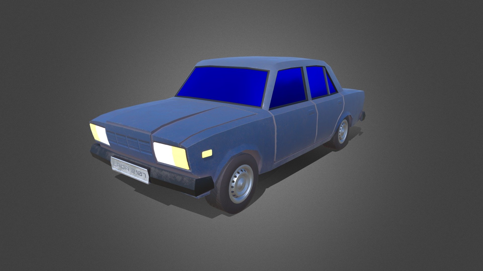 LADA 2107 3d model