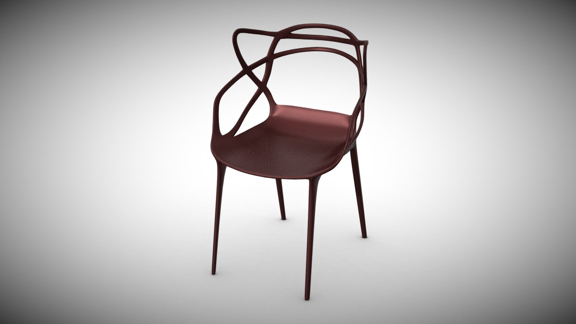 Carbon-Fiber Designer Chair 3d model