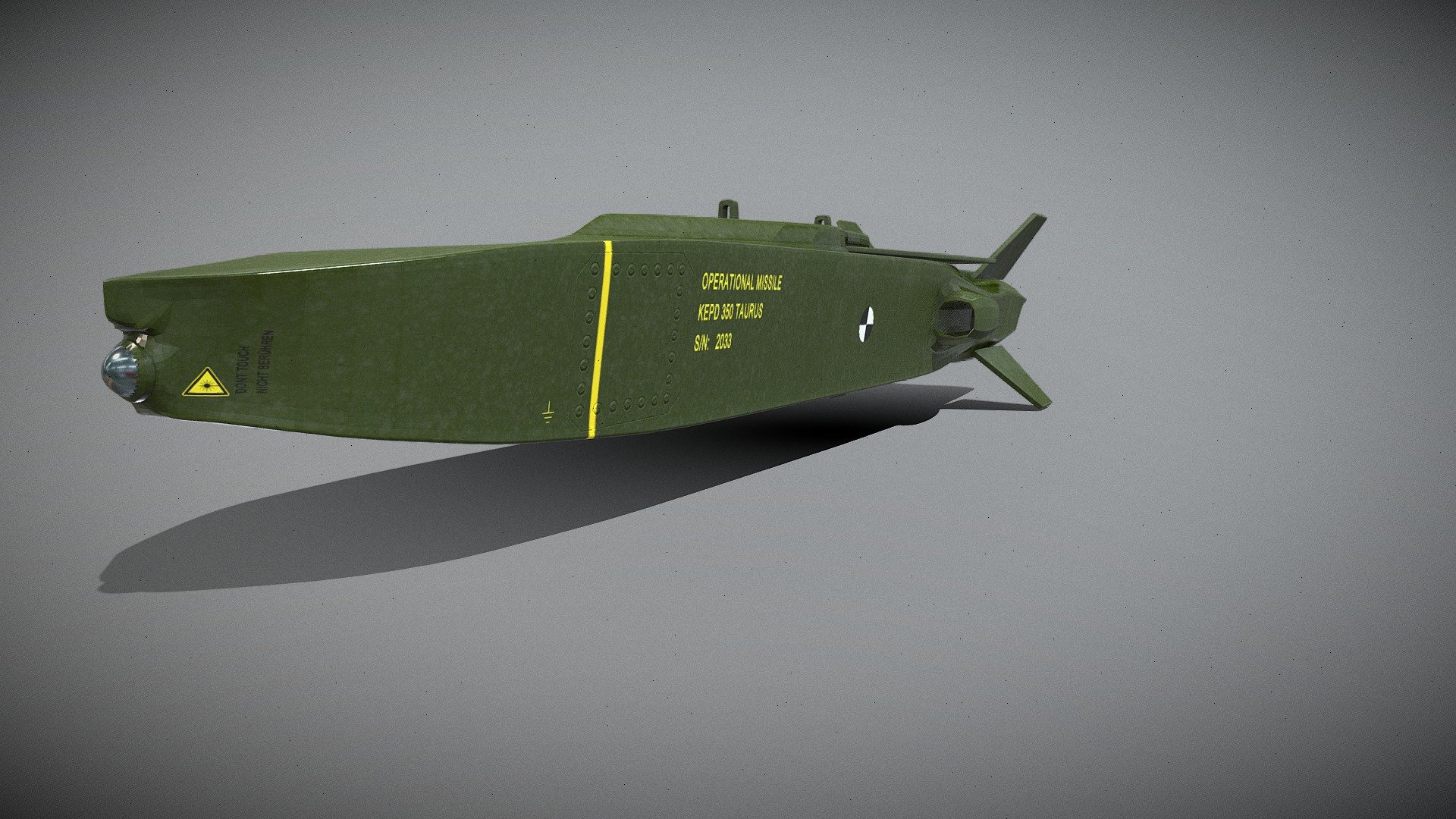 Taurus Cruise Missile KEPD 350 3d model