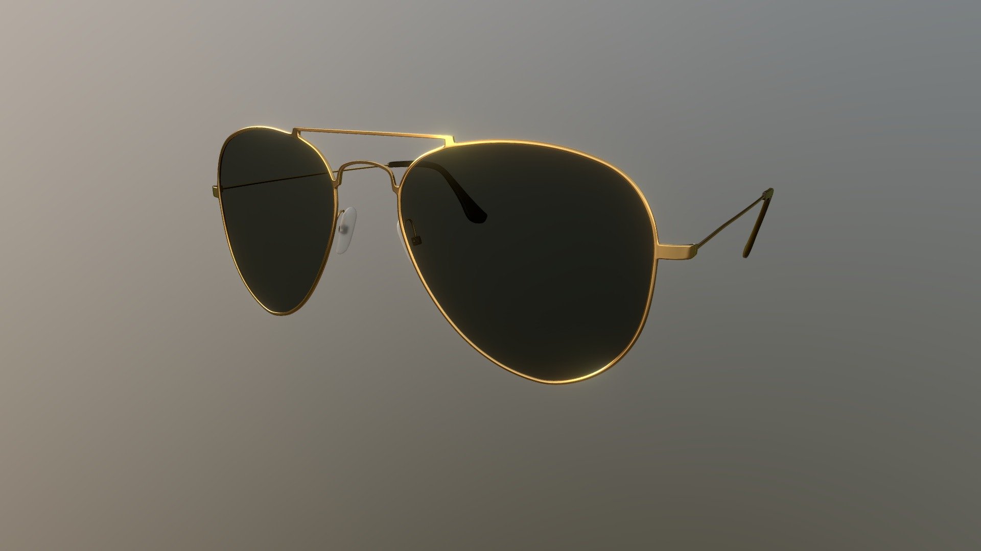 Aviator sunglasses 3d model