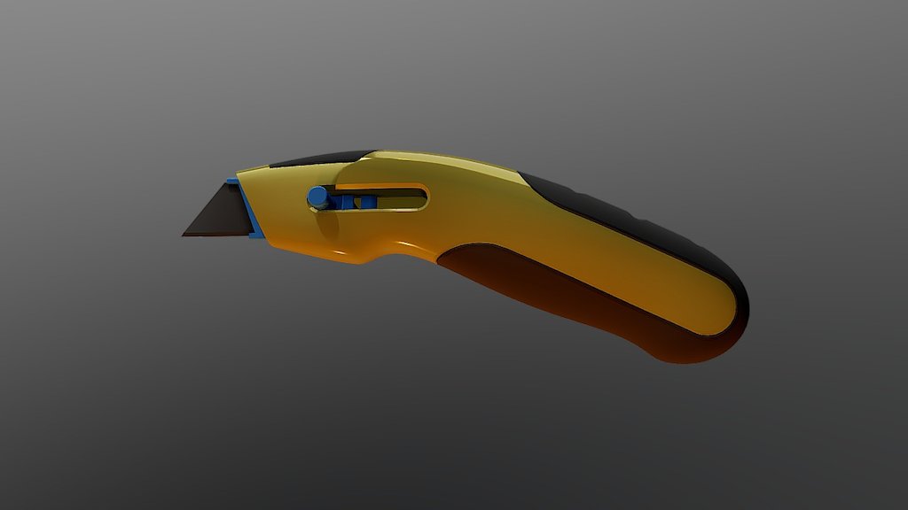 Utility Knife 3d model