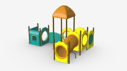 Outdoor kids playground 04