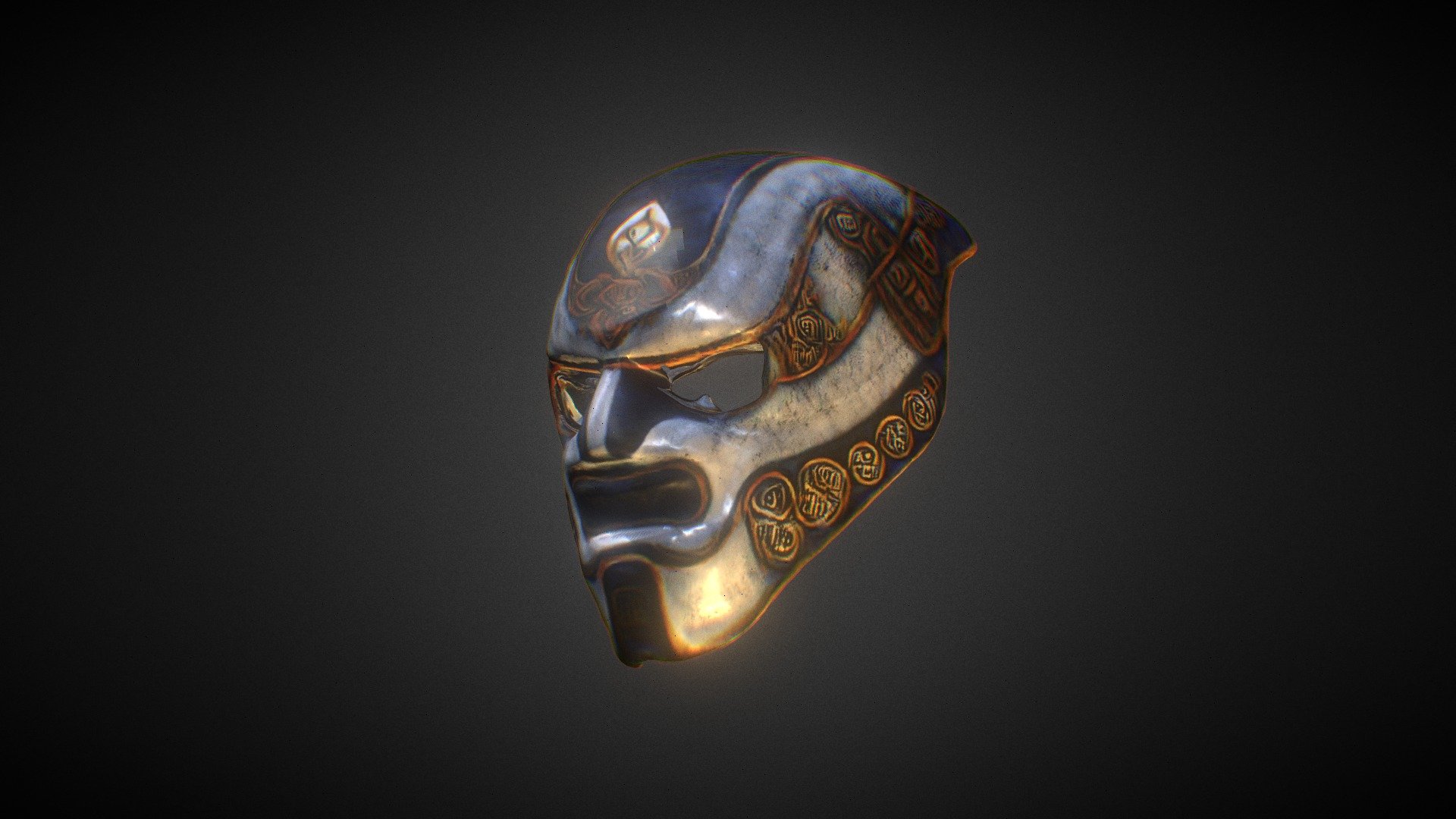 Futuristic Mask 3d model