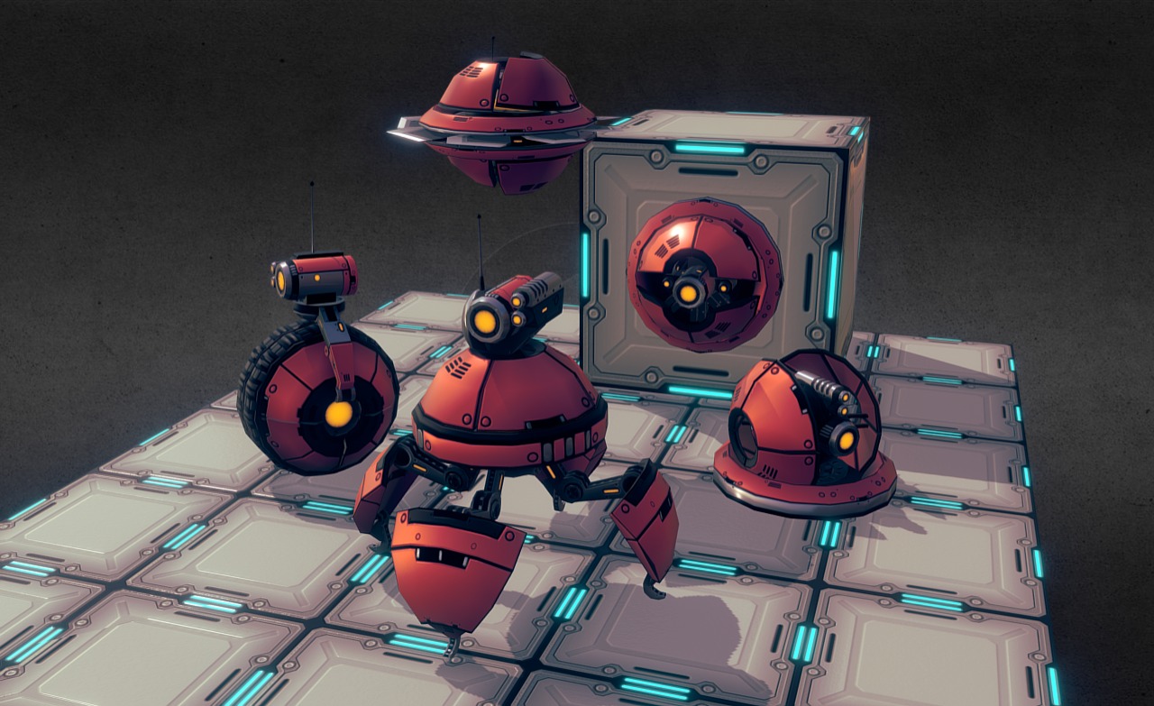 Bad Bots 3d model