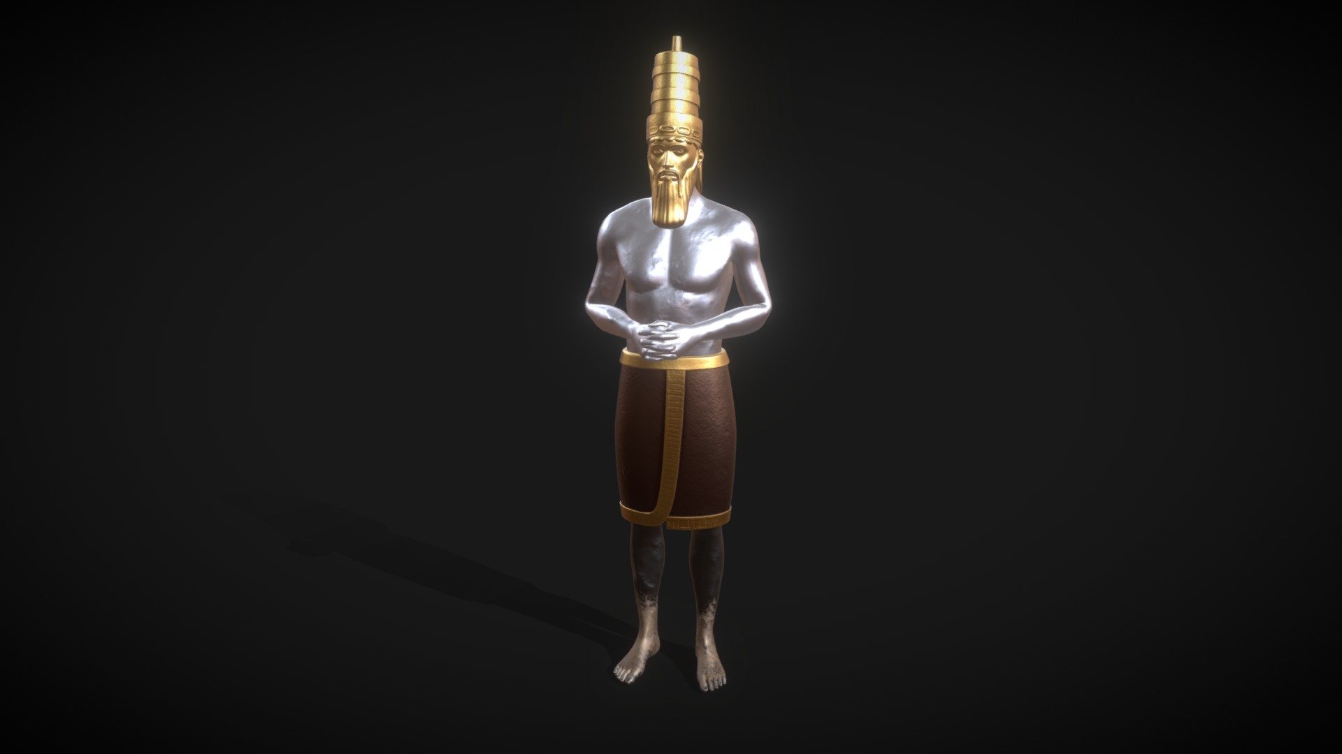 Nebuchadnezzar’s Dream Statue 3d model