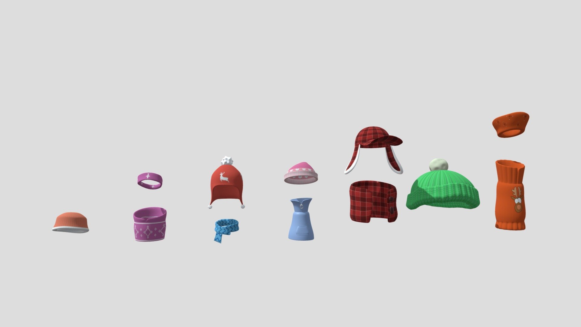 Veggie Winter Clothes (2009-2014) 3d model