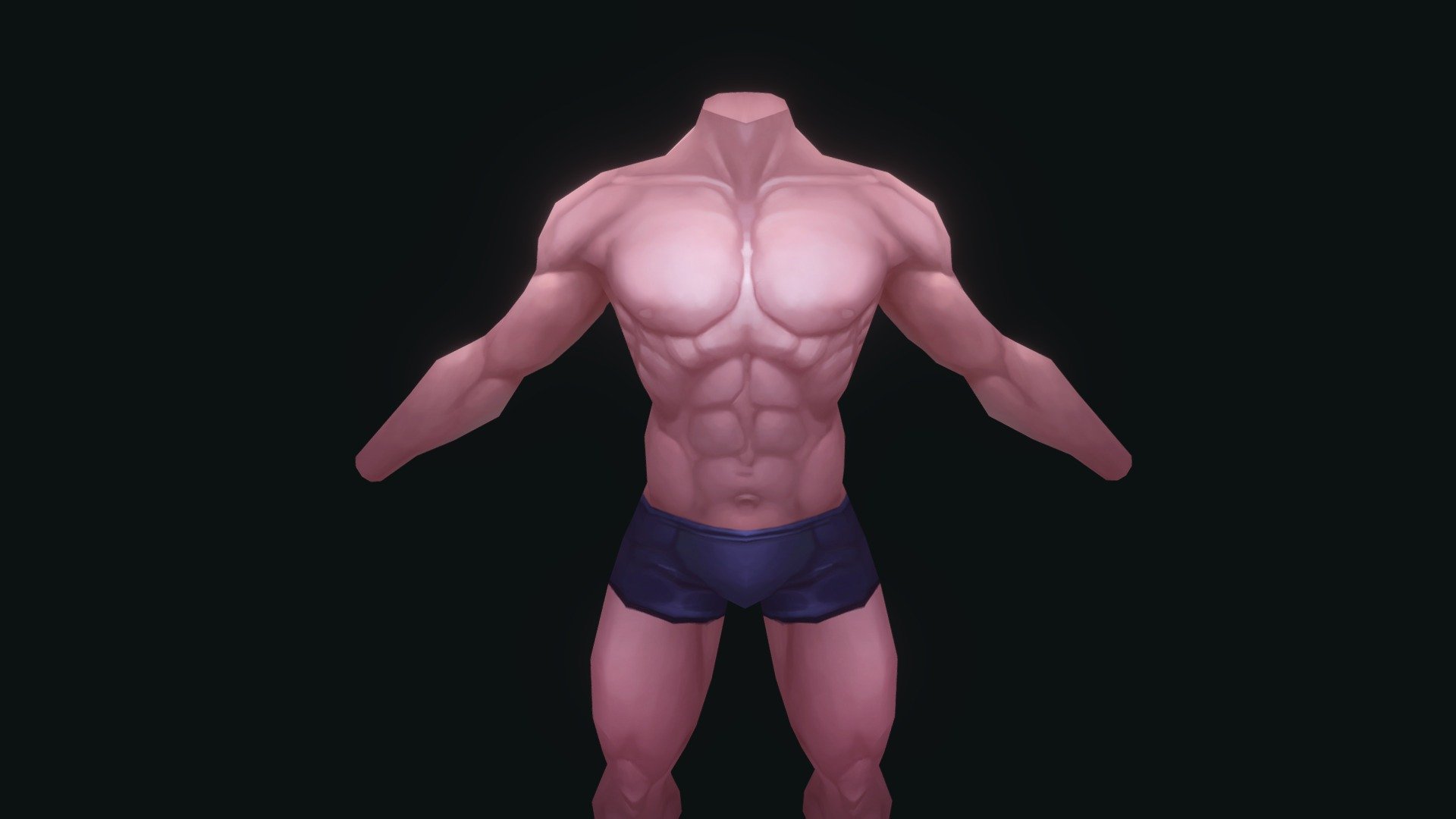 Male Body 3d model