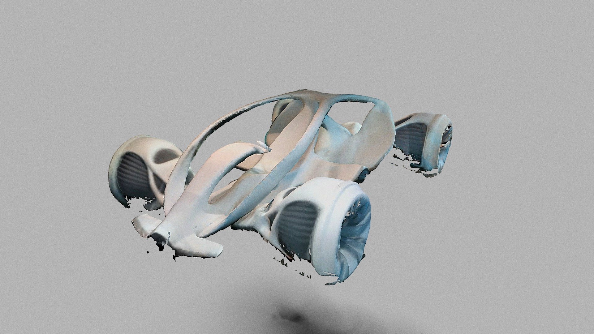 3D scanned 3D printed car 3d model