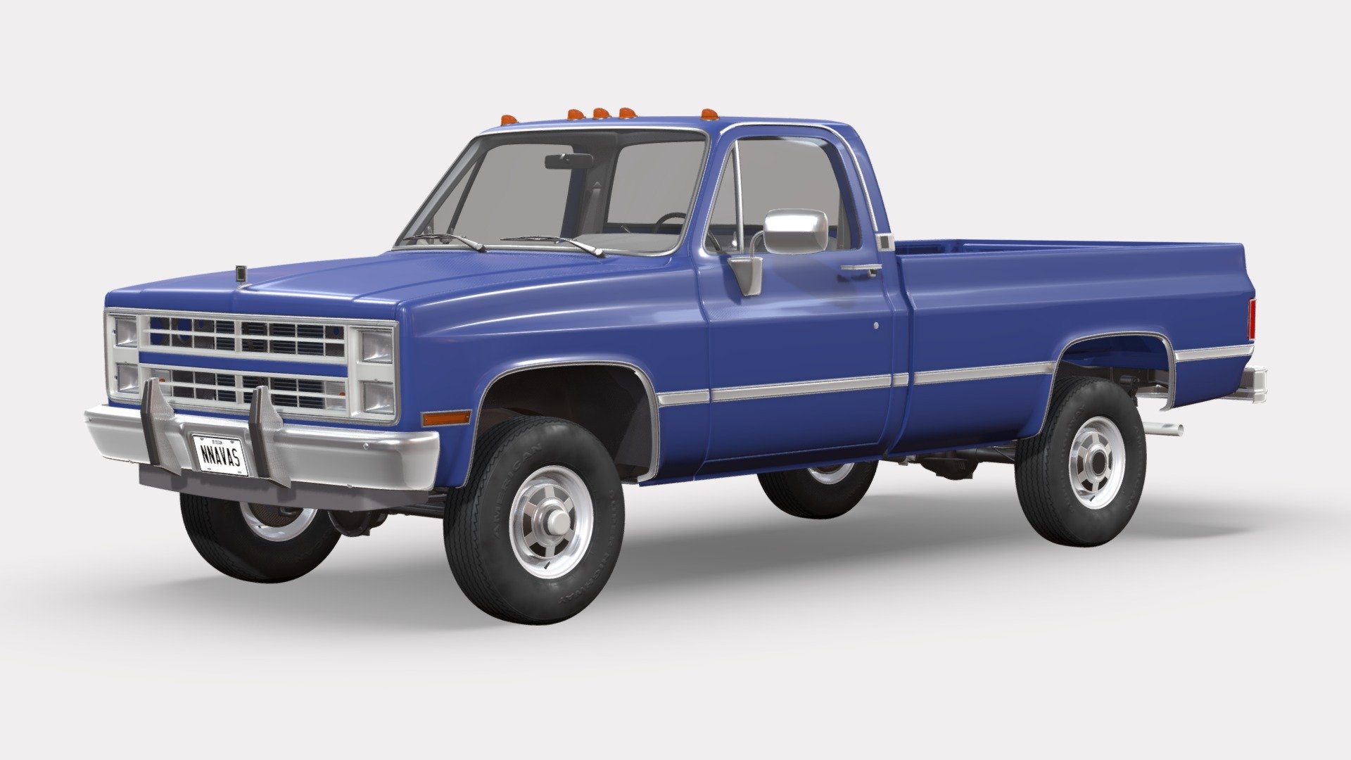 GENERIC PICKUP TRUCK 4 3d model