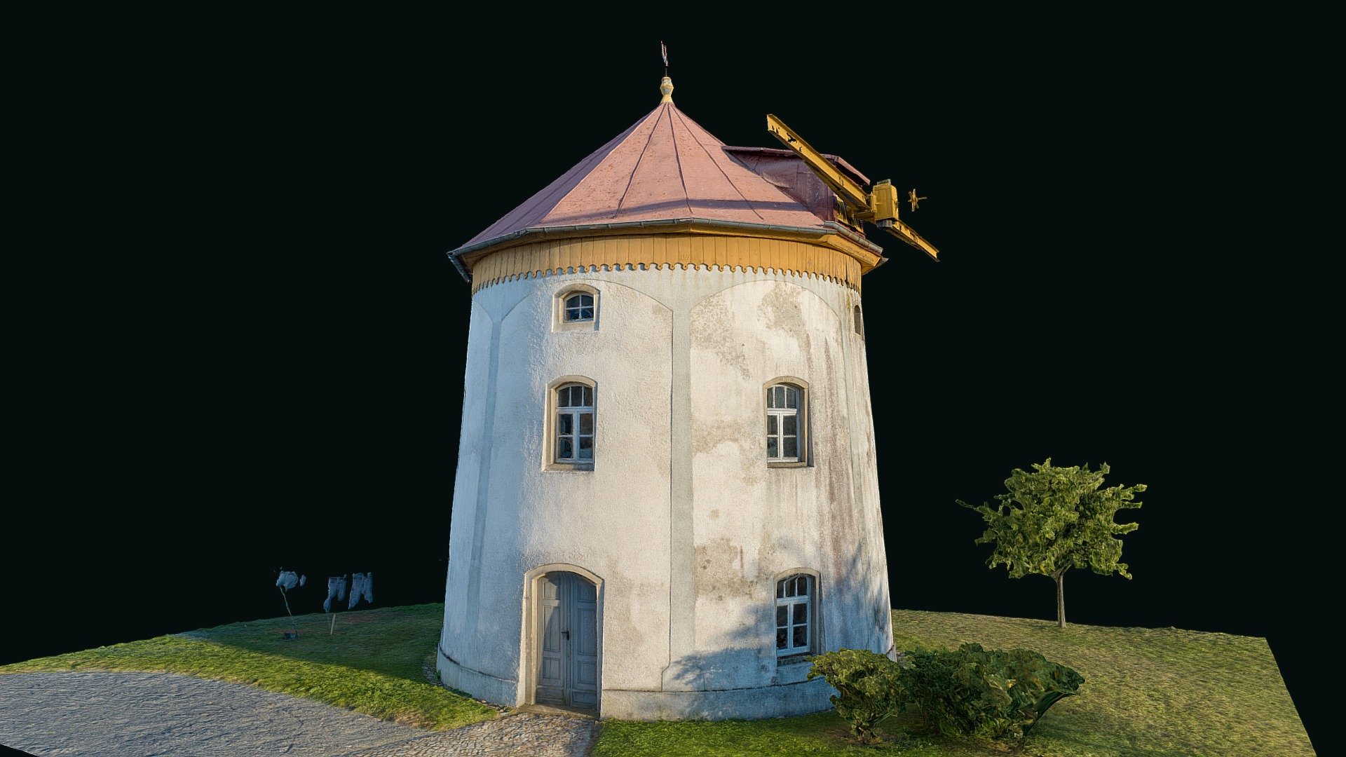 Schönborn Windmühle / Windmill 3d model