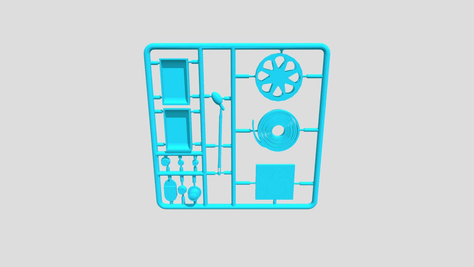 Film Director S.P.R.UE. Plastic Set 3d model