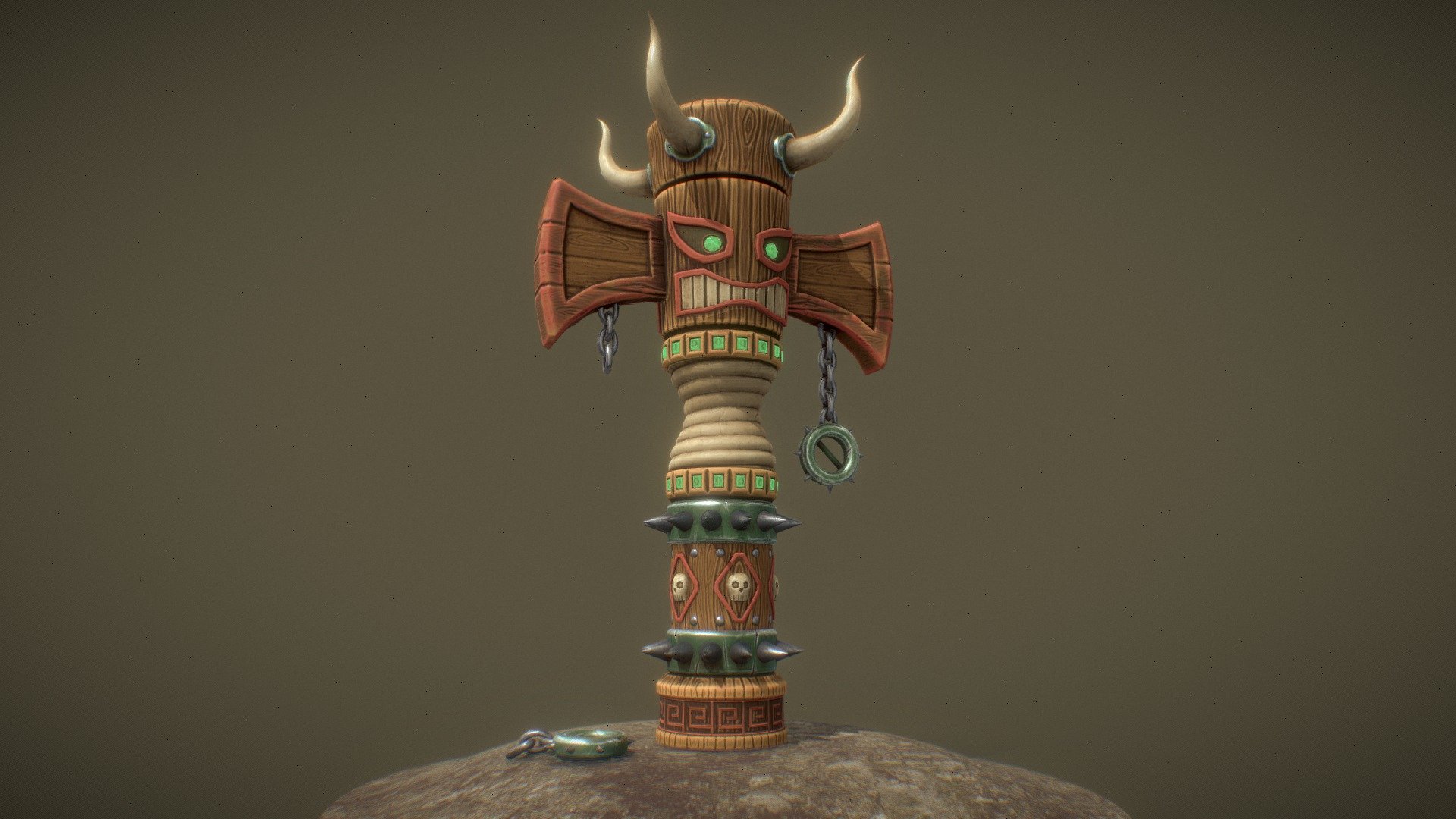 Totem Stylized 3d model