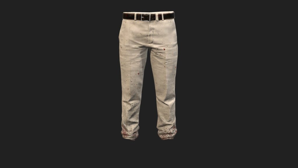 School Pants 3d model