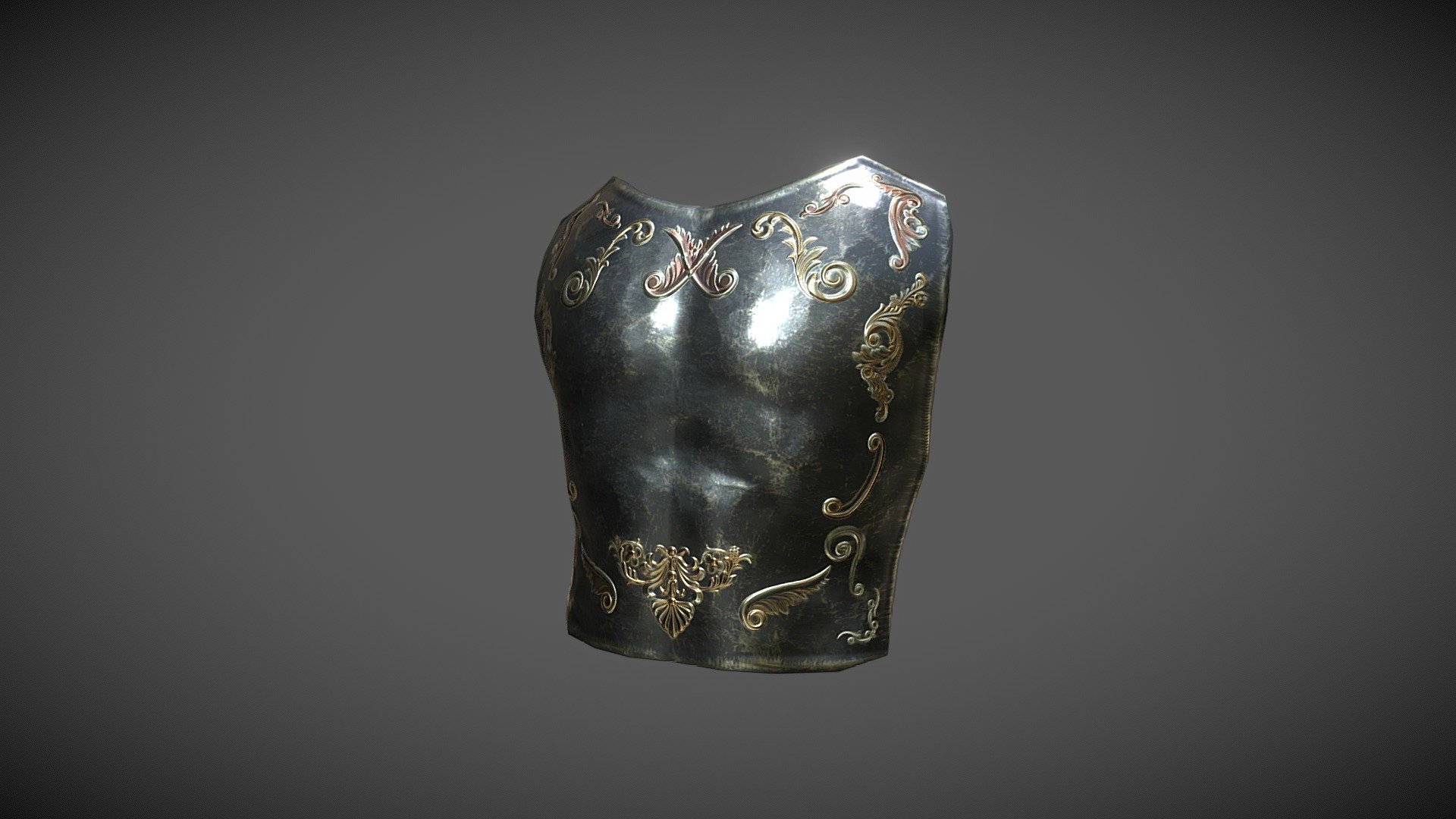 Armor Greta 3d model