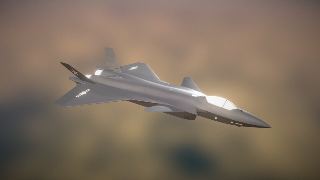 The Chengdu J-20 3d model