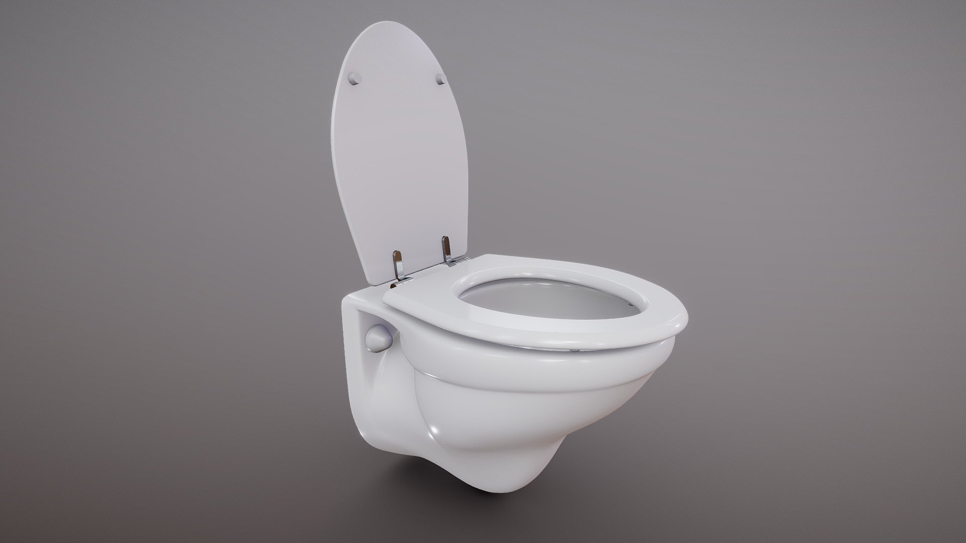 Wall Mounted Toilet 3d model