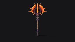 Stylized Lava Axe