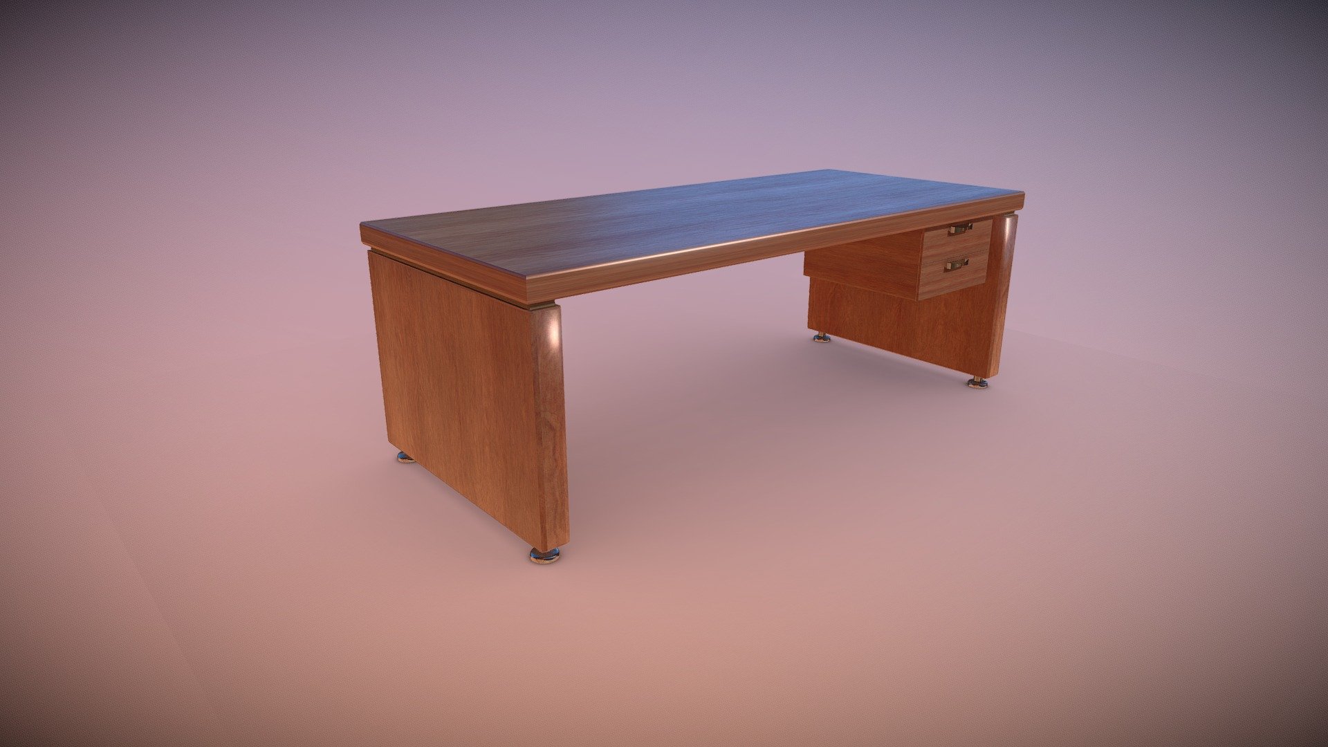 Office Desk 3d model