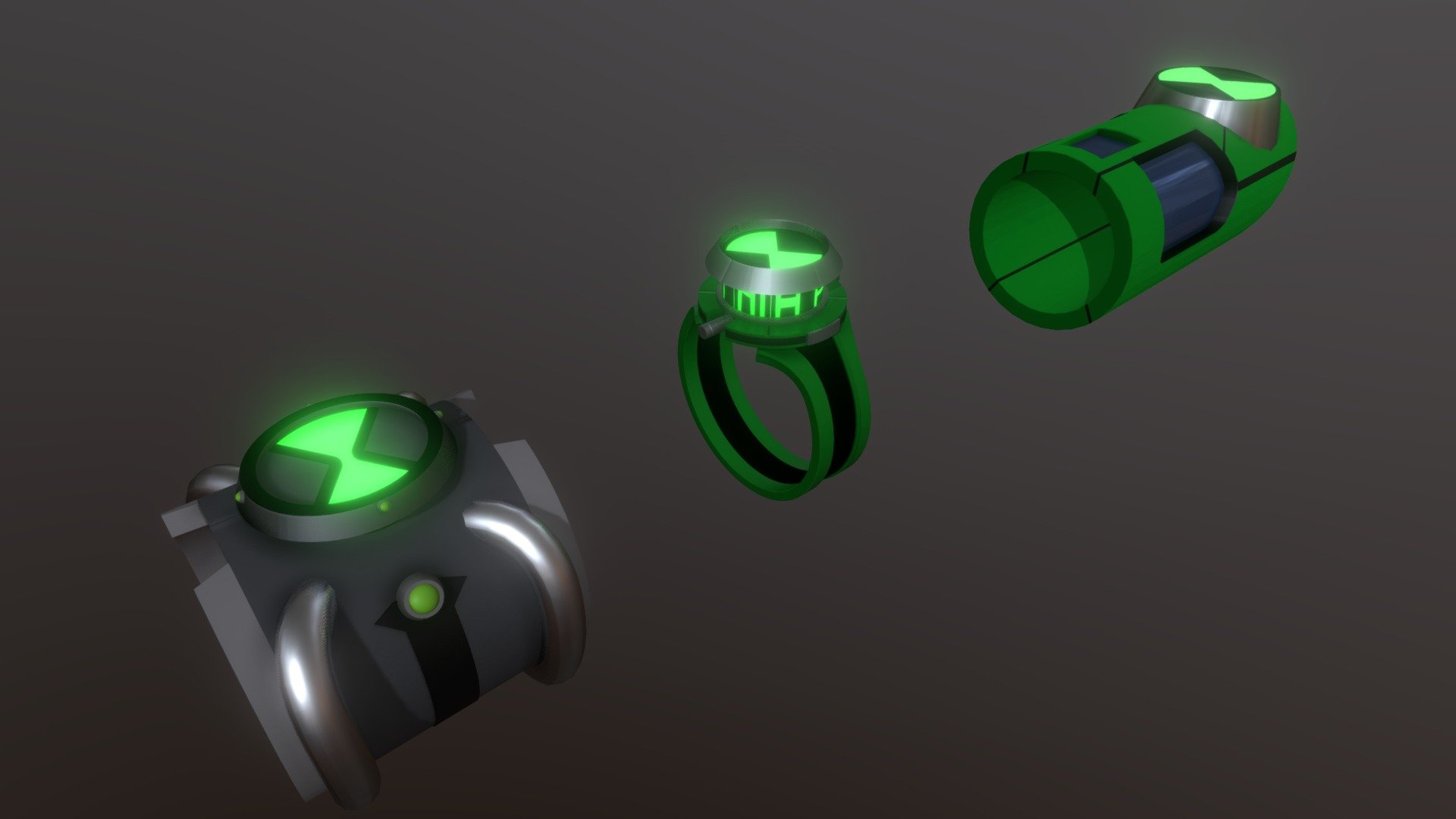 omnitrix 3d model